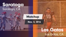 Matchup: Saratoga  vs. Los Gatos  2016