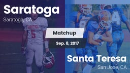 Matchup: Saratoga  vs. Santa Teresa  2017