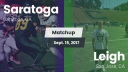 Matchup: Saratoga  vs. Leigh  2017