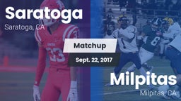 Matchup: Saratoga  vs. Milpitas  2017