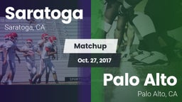 Matchup: Saratoga  vs. Palo Alto  2017