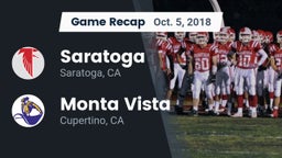 Recap: Saratoga  vs. Monta Vista  2018