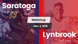 Matchup: Saratoga  vs. Lynbrook  2018