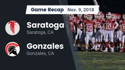 Recap: Saratoga  vs. Gonzales  2018