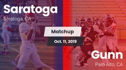 Matchup: Saratoga  vs. Gunn  2019