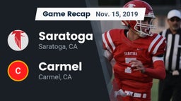 Recap: Saratoga  vs. Carmel  2019