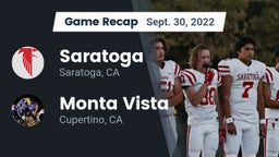 Recap: Saratoga  vs. Monta Vista  2022