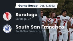 Recap: Saratoga  vs. South San Francisco  2022