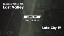 Matchup: East Valley High vs. Lake City JV 2016