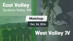 Matchup: East Valley High vs. West Valley JV 2016