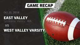 Recap: East Valley  vs. West Valley Varsity 2016