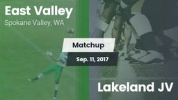 Matchup: East Valley High vs. Lakeland JV 2017