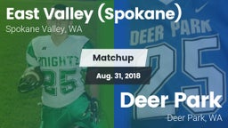 Matchup: East Valley High vs. Deer Park  2018