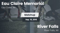 Matchup: Eau Claire Memorial vs. River Falls  2016