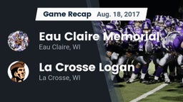 Recap: Eau Claire Memorial  vs. La Crosse Logan 2017
