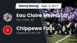 Recap: Eau Claire Memorial  vs. Chippewa Falls  2017