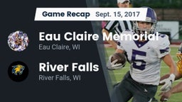 Recap: Eau Claire Memorial  vs. River Falls  2017