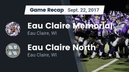 Recap: Eau Claire Memorial  vs. Eau Claire North  2017