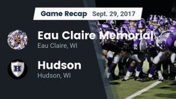 Recap: Eau Claire Memorial  vs. Hudson  2017