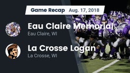 Recap: Eau Claire Memorial  vs. La Crosse Logan 2018