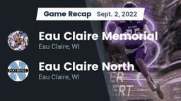 Recap: Eau Claire Memorial  vs. Eau Claire North  2022
