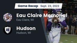 Recap: Eau Claire Memorial  vs. Hudson  2022