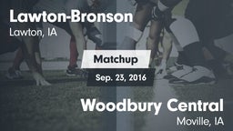 Matchup: Lawton-Bronson High vs. Woodbury Central  2016