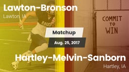 Matchup: Lawton-Bronson High vs. Hartley-Melvin-Sanborn  2017