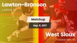 Matchup: Lawton-Bronson High vs. West Sioux  2017