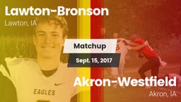 Matchup: Lawton-Bronson High vs. Akron-Westfield  2017