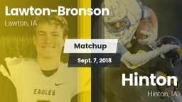 Matchup: Lawton-Bronson High vs. Hinton  2018