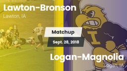 Matchup: Lawton-Bronson High vs. Logan-Magnolia  2018