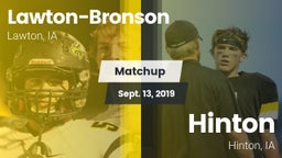 Matchup: Lawton-Bronson High vs. Hinton  2019