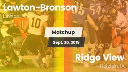 Matchup: Lawton-Bronson High vs. Ridge View  2019