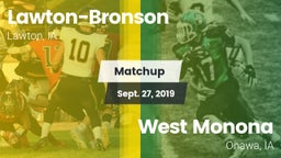 Matchup: Lawton-Bronson High vs. West Monona  2019