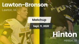 Matchup: Lawton-Bronson High vs. Hinton  2020