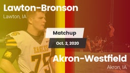 Matchup: Lawton-Bronson High vs. Akron-Westfield  2020