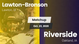 Matchup: Lawton-Bronson High vs. Riverside  2020