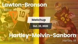 Matchup: Lawton-Bronson High vs. Hartley-Melvin-Sanborn  2020