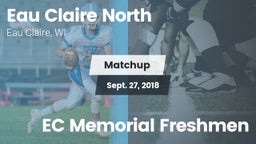 Matchup: Eau Claire North vs. EC Memorial Freshmen 2018