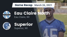Recap: Eau Claire North  vs. Superior  2021