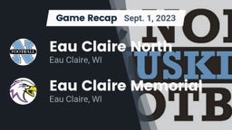 Recap: Eau Claire North  vs. Eau Claire Memorial  2023