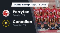 Recap: Perryton  vs. Canadian  2018