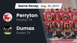 Recap: Perryton  vs. Dumas  2019