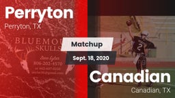 Matchup: Perryton  vs. Canadian  2020