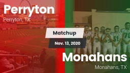 Matchup: Perryton  vs. Monahans  2020