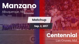 Matchup: Manzano  vs. Centennial  2017