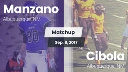 Matchup: Manzano  vs. Cibola  2017