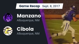 Recap: Manzano  vs. Cibola  2017