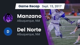 Recap: Manzano  vs. Del Norte  2017